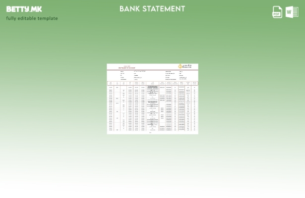 модерен стил Египет Банке Миср извод на сметка шаблон за збор за извод од банка